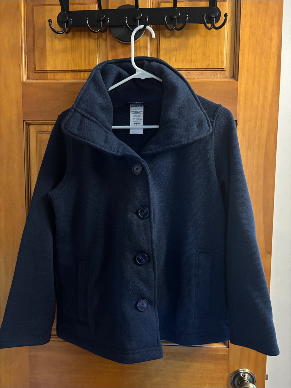 Navy Fleece Coat - Patagonia